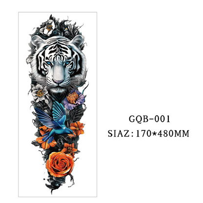 🖐️ Peel, Stick & Slay! Full Sleeve Temporary Tattoos – Waterproof, Fade-Resistant & Skin-Safe ✨