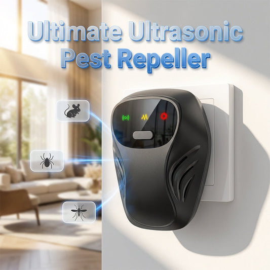 🥳2026 HOT SALE🥳💞50K+ SOLD!🦟🚫 50% OFF! Ultrasonic Pest Repeller – 4 modes, 360° dual speakers. No chemicals, no traps. Covers whole rooms – safe for family! 🏠✨