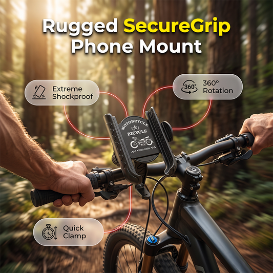 🔥Hot Sale 50% OFF🔥 Snap & Ride! Quick-Release Bike Phone Mount – 1-Second Lock, Secure Grip ✨
