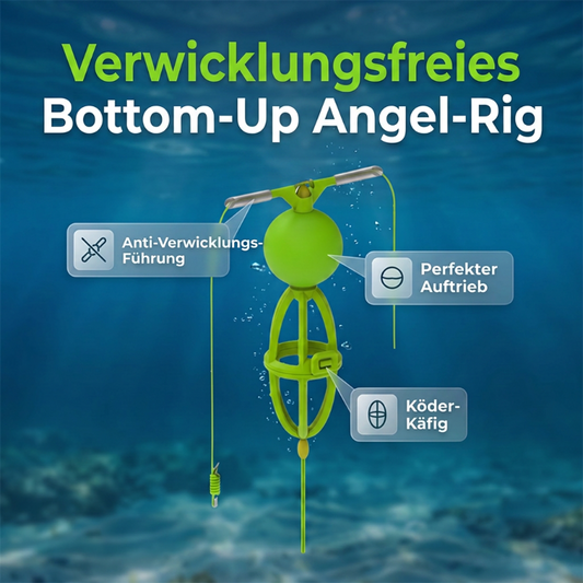 🔥Hot Sale 50% OFF🔥 Stop Untangling Your Rig Mid-Cast! Tangle-Free Bottom-Up Feeder Basket – Weighted Base, Stays Upright, Bait Cloud in 3 Sec 🎣