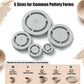 🔥Hot Sale 50% OFF🔥 Make the Perfect Foot! Pottery Ring Template – Guide, Press, Trim ✨