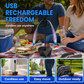 🍽️ Your Patio, Fly-Free! Holographic Fly Repeller Fan – Soft Blades Stop on Touch, Safe for Kids & Pets, Stands or Hangs Anywhere 🐾
