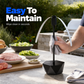 🍽️ Your Patio, Fly-Free! Holographic Fly Repeller Fan – Soft Blades Stop on Touch, Safe for Kids & Pets, Stands or Hangs Anywhere 🐾