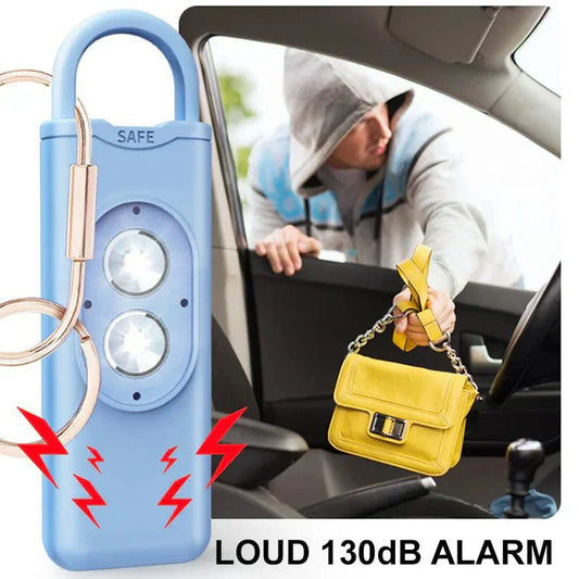 🔥Limited time 50% OFF🔥High Decibel Anti-Wolf Flashing Light Alarm Keychain