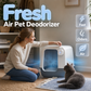 🔥Hot Sale 50% OFF🔥 Smart Pet Odor Eliminator with Hanging Strap – Ozone + Negative Ion, Smart Sensor Auto On/Off, Type-C Rechargeable 15-Day Battery, <20dB, Hang or Stick for Litter Box, Crate, Car, Wardrobe 🐾