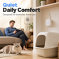 🔥Hot Sale 50% OFF🔥 Smart Pet Odor Eliminator with Hanging Strap – Ozone + Negative Ion, Smart Sensor Auto On/Off, Type-C Rechargeable 15-Day Battery, <20dB, Hang or Stick for Litter Box, Crate, Car, Wardrobe 🐾