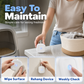 🔥Hot Sale 50% OFF🔥 Smart Pet Odor Eliminator with Hanging Strap – Ozone + Negative Ion, Smart Sensor Auto On/Off, Type-C Rechargeable 15-Day Battery, <20dB, Hang or Stick for Litter Box, Crate, Car, Wardrobe 🐾