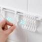 🔥Hot Sale 50% OFF🔥 That Dead Space Behind Your Cabinet Door? No-Drill Slidable Track Hooks – 40cm Track + 10 Sliding Hooks, Peel-Stick in 10 Sec, Holds 35 lbs 🍳