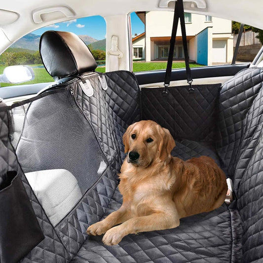 🔥Hot Sale 50% OFF🔥 Muddy Paws Ruined Another Seat? Car Backseat Cover for Pets – 600D Hammock with Side Flaps, 4 Anchor Straps + Seatbelt Openings, Stays Put on Brake 🐕🚗