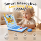 🔥Hot Sale 50% OFF🔥 Interactive Simulation Toy Laptop – Pretend Play Computer with A-Z Keyboard & 1-10 Number Keys, 55+ Songs Lights Sounds, 5 Learning Modes (ABC/Numbers/Music/Games/Messages), Foldable with Handle