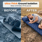 🔥Hot Sale 50% OFF🔥 Step. Inflate. Sleep. Foot-Pump Air Mattress – Built-in Foot Pump, No Electricity, 18" Flocked Top, 2-Way Valve, 5 Min Setup ✨