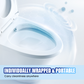 🔥Hot Sale 50% OFF🔥 10PCS Disposable Waterproof Toilet Seat Covers – Individually Wrapped, Travel & Public Toilet 🚽