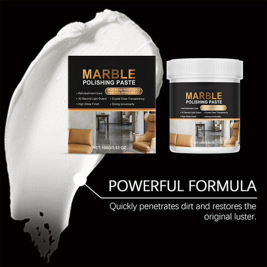 ✨Marble Polishing Paste—Removes scratches and etching marks, restoring the natural luster. The protective layer repels water and fingerprints. Professional-grade restoration that saves you a fortune!