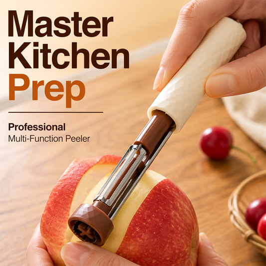 🔥Hot Sale 50% OFF🔥 3-in-1 Retractable Fruit Peeler & Corer – 304 Stainless Steel, Peel Core Slice 🍎