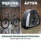 🔥Hot Sale 50% OFF🔥 Portable Outdoor Bike Shed – Waterproof 210D Oxford, Fits 2-3 Bikes, Foldable 🚲