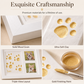 🔥Hot Sale 50% OFF🔥 Pet Paw Print Keepsake Kit – Non-Toxic Clay & Clean-Touch Ink, Wooden Frame 🐾