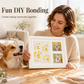 🔥Hot Sale 50% OFF🔥 Pet Paw Print Keepsake Kit – Non-Toxic Clay & Clean-Touch Ink, Wooden Frame 🐾