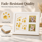 🔥Hot Sale 50% OFF🔥 Pet Paw Print Keepsake Kit – Non-Toxic Clay & Clean-Touch Ink, Wooden Frame 🐾