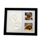🔥Hot Sale 50% OFF🔥 Pet Paw Print Keepsake Kit – Non-Toxic Clay & Clean-Touch Ink, Wooden Frame 🐾