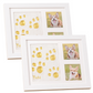 🔥Hot Sale 50% OFF🔥 Pet Paw Print Keepsake Kit – Non-Toxic Clay & Clean-Touch Ink, Wooden Frame 🐾