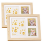 🔥Hot Sale 50% OFF🔥 Pet Paw Print Keepsake Kit – Non-Toxic Clay & Clean-Touch Ink, Wooden Frame 🐾
