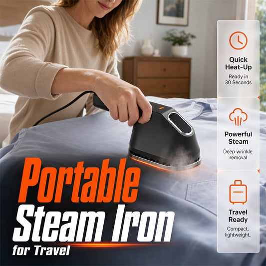 👔✨Hot Sale 50% OFF👔✨ 3-in-1 Handheld Garment Steamer – 1000W, 20s Heat-Up, Dry & Wet Modes, Leak-Proof 🌫️