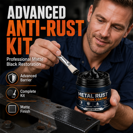 🔥Hot Sale 50% OFF🔥 Metal Rust Repair Paste Black – Converts Rust to Protective Coating, Brush-On 🛡️
