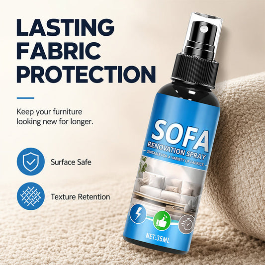 🥳2026 HOT SALE🥳💞50K+ SOLD!🛋️✨ 50% OFF! No‑Rinse Fabric Cleaner Spray – Just spray & wipe – no water, no rinsing. Perfect for sofas, carpets & upholstery – fresh in minutes! 🧼💨