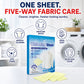 🔥Hot Sale 50% OFF🔥 Laundry Whitening Sheets for Yellow Removal – Bleach-Free, 20-Pack, All-Temp 🧺