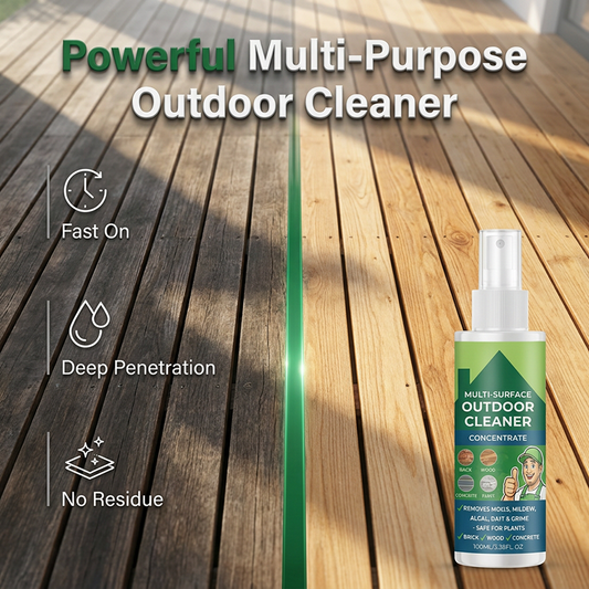 🔥Hot Sale 50% OFF🔥 Multi-Surface Outdoor Cleaner Concentrate – Dilutes for Use, No Scrub, 1 Gal 🏡