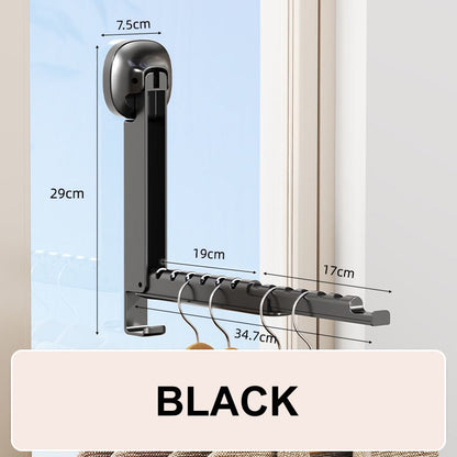 🔥Hot Sale 50% OFF🔥 Suction Cup Extendable Folding Drying Rack – No-Drill, Space-Saving, for Bathroom Balcony 👚
