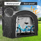 🏕️🚲Portable Weatherproof Bike Storage Shed for Bicycles & Outdoor Gear🔧