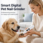🔥Hot Sale 50% OFF🔥 Pet Nail Grinder with LED & Power Display – Low Noise, USB-C, for Dogs Cats 🐾