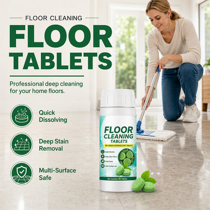 🔥Hot Sale 50% OFF🔥 Floor Cleaning Effervescent Tablets – Drop, Dissolve & Mop, for Sealed Floors 🧹