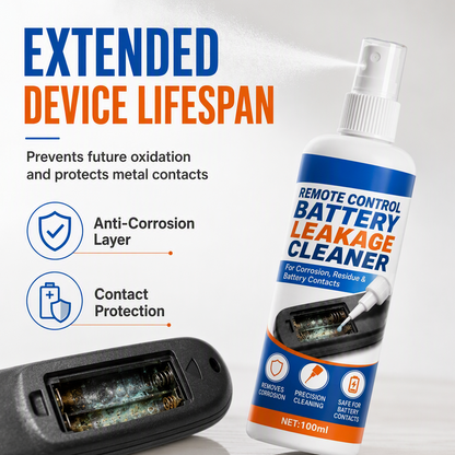 🔋50% OFF NOW! Battery Leakage Corrosion Remover-Portable Precision Electronic Contact Cleaner Spray ⚡