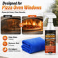 🔥Hot Sale 50% OFF🔥 Pizza Oven Window Soot Cleaner Spray – Helps Remove Soot & Grease Buildup, for Cool Oven Glass 🍕