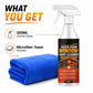 🔥Hot Sale 50% OFF🔥 Pizza Oven Window Soot Cleaner Spray – Helps Remove Soot & Grease Buildup, for Cool Oven Glass 🍕