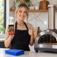 🔥Hot Sale 50% OFF🔥 Pizza Oven Window Soot Cleaner Spray – Helps Remove Soot & Grease Buildup, for Cool Oven Glass 🍕