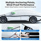 Thick Half Car Cover Sun Snow Protection