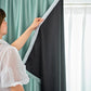🔥The ultimate light-blocking solution! 🥰A godsend for those who love to sleep in.Self-Adhesive Blackout Curtain for Bedroom