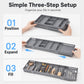 ✨ Multi-Level Collapsible Drawer Organizer – Expandable & Adjustable Compartments, Space-Saving Foldable Design for Dresser, Vanity, Desk, Tool-Free Assembly ✨