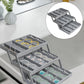 ✨ Multi-Level Collapsible Drawer Organizer – Expandable & Adjustable Compartments, Space-Saving Foldable Design for Dresser, Vanity, Desk, Tool-Free Assembly ✨