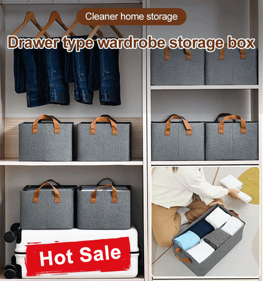🎁Clearance Sale 49% OFF⏳Foldable Closet Storage Box